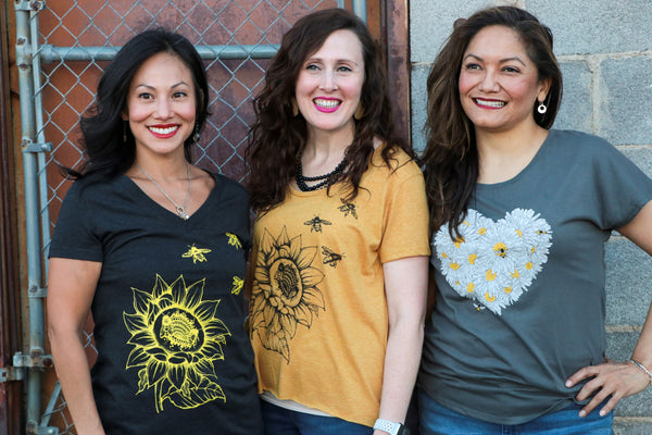 Daisy & Honey Bees Women's T-shirt