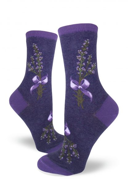 Bee and Flower Socks. Support bees and cute feet in your very own floral peace loving bee socks.  Choose from 5 different designs.  The perfect gift for any earth loving girl.   Fits women's shoe sizes 6 to 10. 65% cotton, 24% nylon, 8% polyester, 3% spandex. Crew fit, Made by MOD socks.