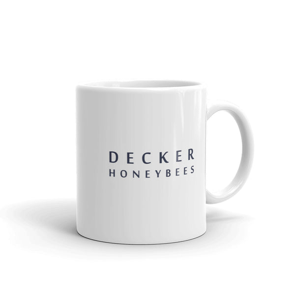 Decker Honeybees Sunflower Mug. Whether you're drinking your morning coffee, your evening tea, or something in between – this mug's for you! It's sturdy and glossy with beuatiful original art that'll withstand the microwave and dishwasher. Ceramic. Dishwasher and microwave safe. White and glossy