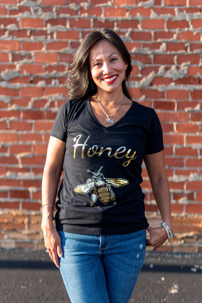 Gold Honey Bee T-shirt